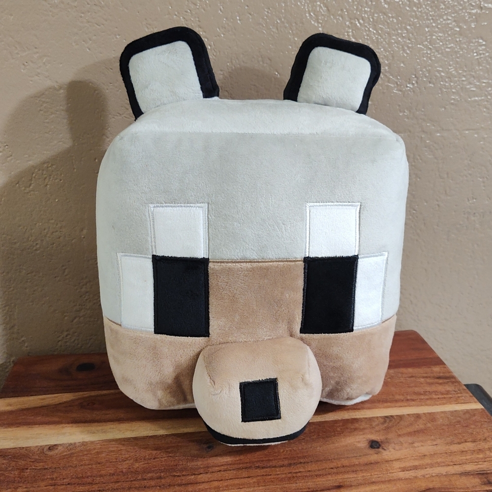 NWT Plush Minecraft Wolf Backpack